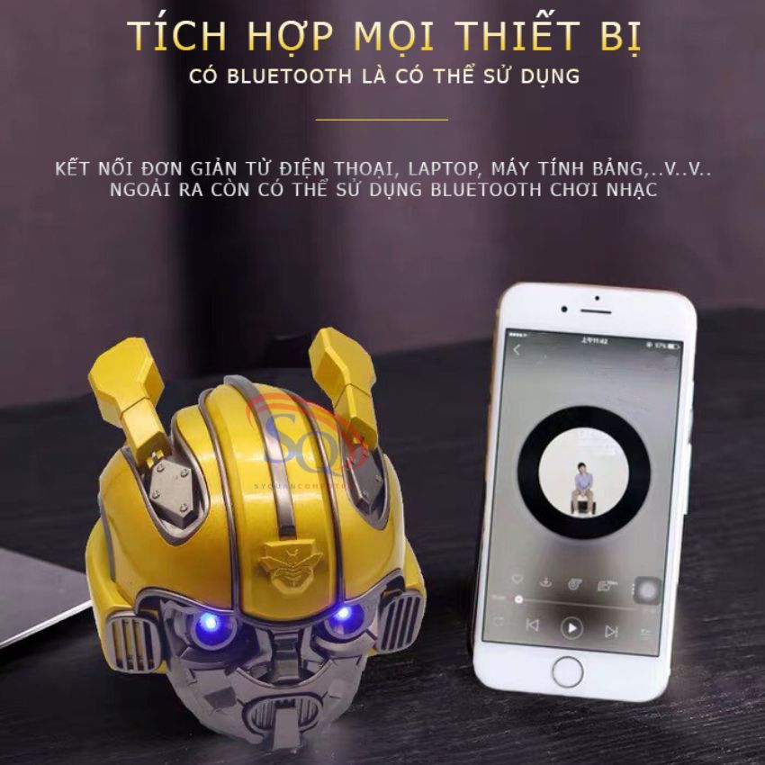 Loa bluetooth Iron man Bumble Bee decor