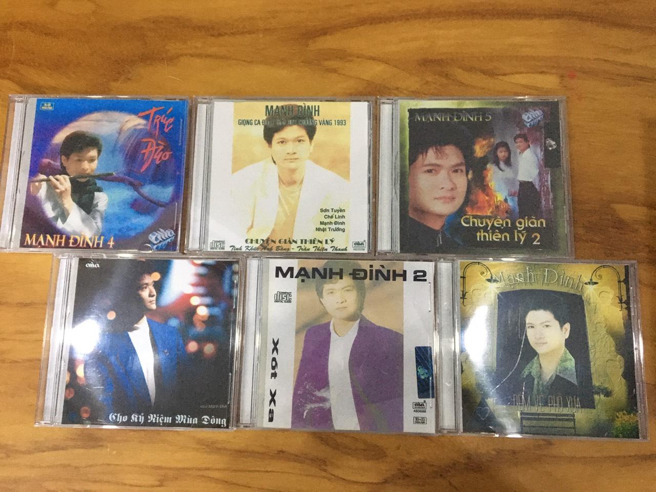[MDCD] Đĩa nhạc CD MẠNH ĐÌNH - Bộ 6 Đĩa CD chọn lọc hay nhất