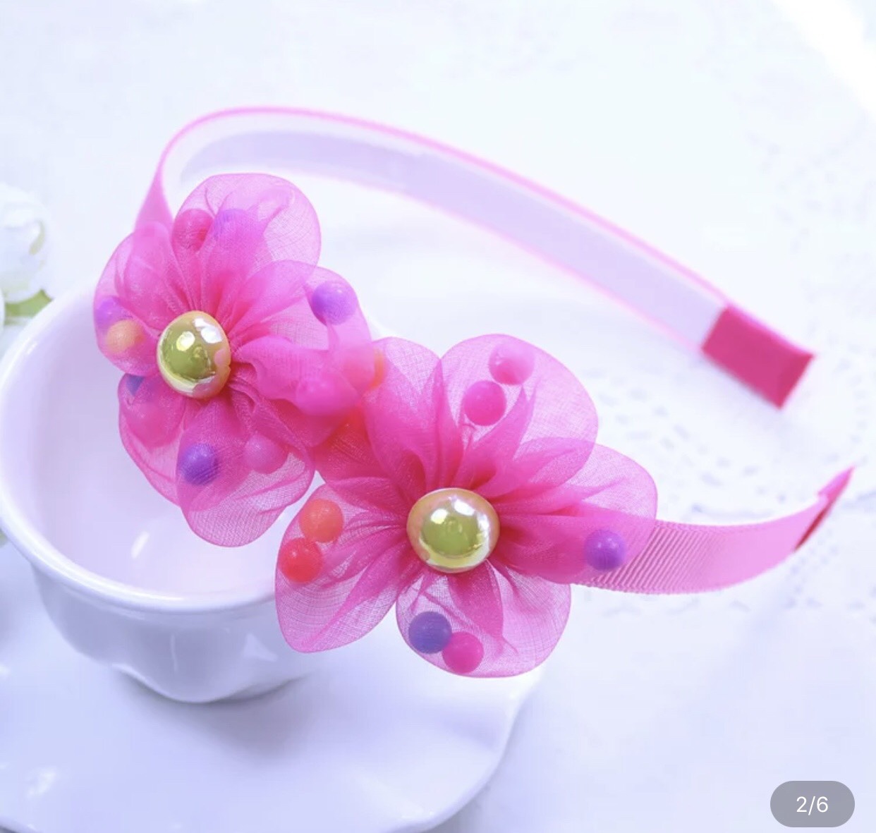 Sét 2 bờm cài tóc cho bé siêu xinh (nhiều mẫu)