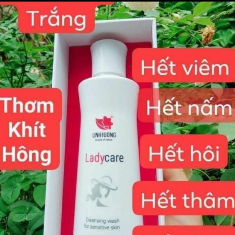 (Chính hãng) Dung Dịch vệ sinh phụ nữ Cao Cấp Ladycare LINH HƯƠNG 150ml