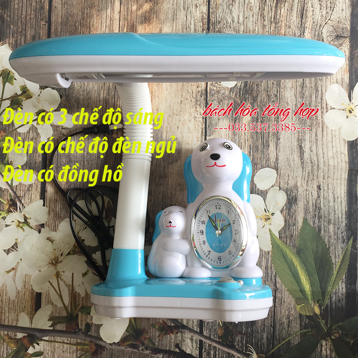 Đèn bàn, đèn học, đèn led, đèn làm việc, đèn học sinh, đèn học để bàn, đèn làm việc để bàn, đồng hồ để bàn, đèn học có đồng hồ để bàn, đèn để bàn led, đèn hình thú