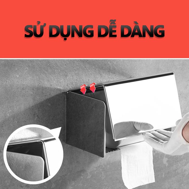 Hộp đựng giấy vệ sinh inox 9246