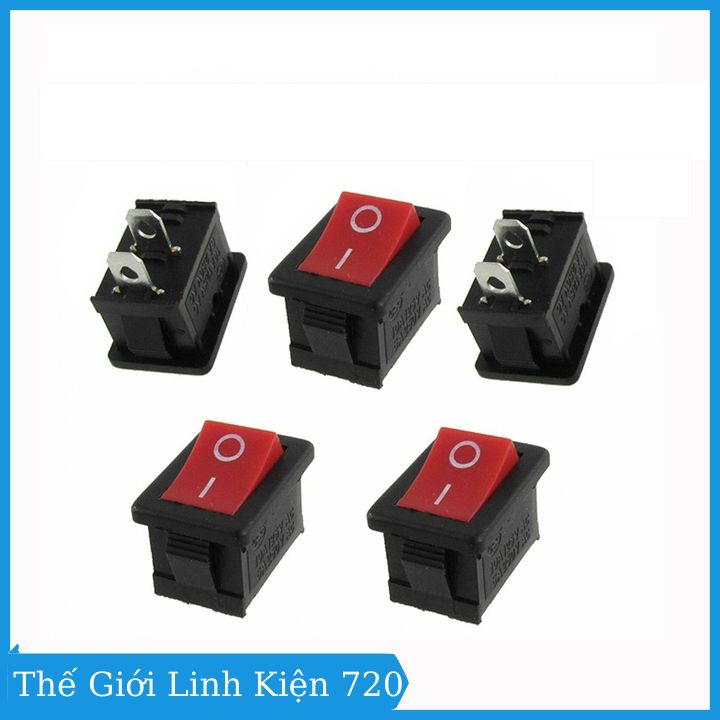 Rocking Switch Kcd1-101 2 Pins 250V 6A