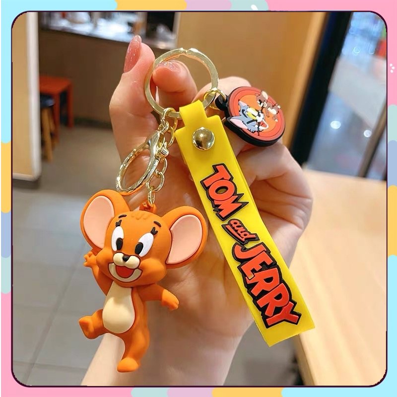 Móc khoá Tom và Jerry hoạt hình đáng yêu cute dễ thương