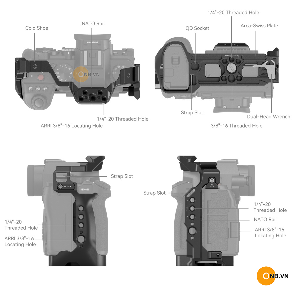 SmallRig Cage Panasonic Lumix G9II S5II S5IIX 4022