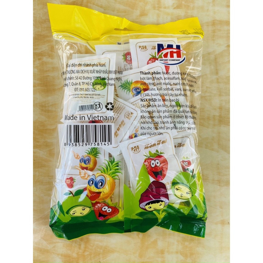 Combo 2 Bịch Thạch Trái Cây Zòn Zai 400gr