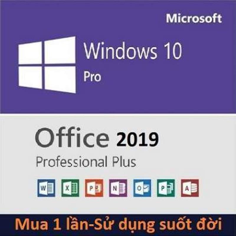 Bảng giá Combo Windows 10 và Office 2019 bản quyền sử dụng suốt đời Phong Vũ