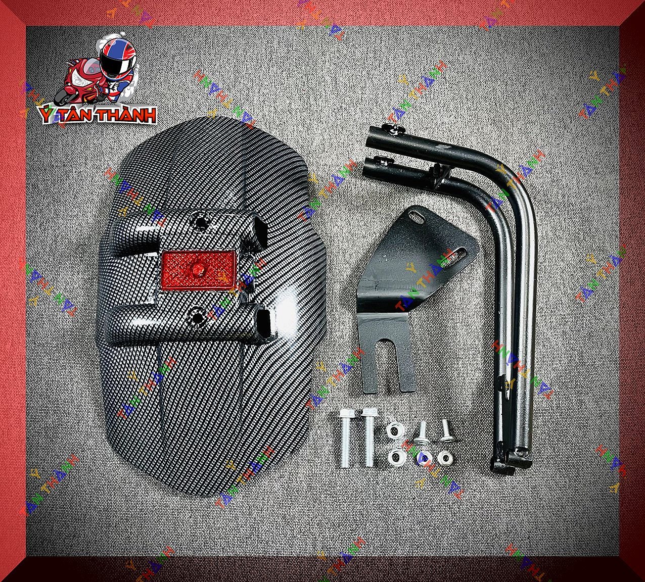 Bộ dè chắn bùn moto cacbon cho exciter winner MS55