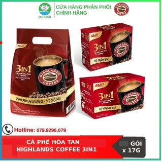 [SenXanh CAFE] Cà phê hòa tan 3in1 Highlands Coffee 17g gói thumbnail