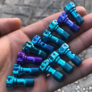 Ốc heo dầu đầu probolt titanium GR5 giá 1 con