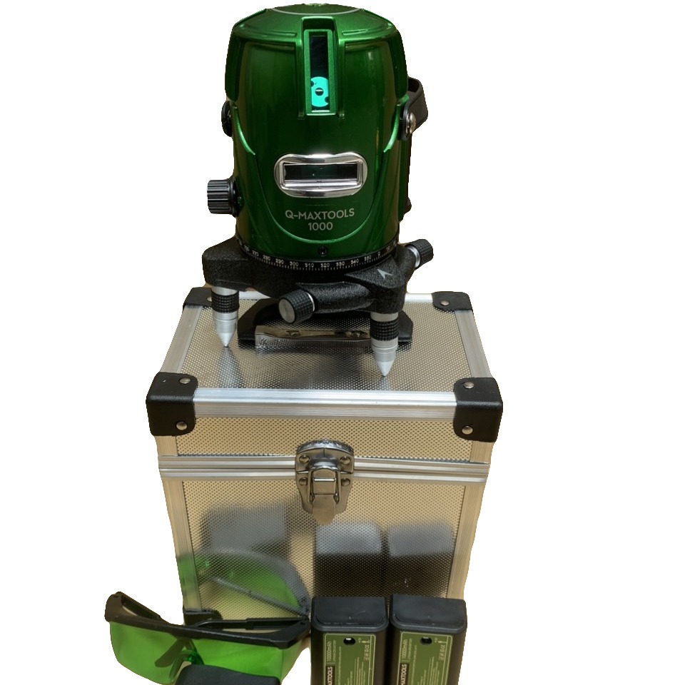 Máy cân băng laser cao cấp q-maxtool 1000 đế bi siêu sáng hàng đài loan-bảo hành 6 tháng