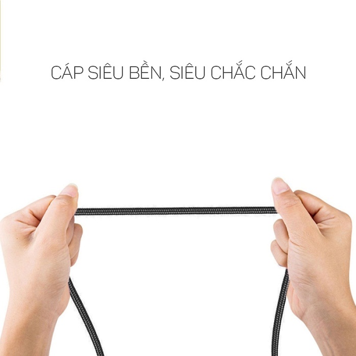 Cáp dù sạc nhanh Ossan Lightning SUMO OS-C1I100