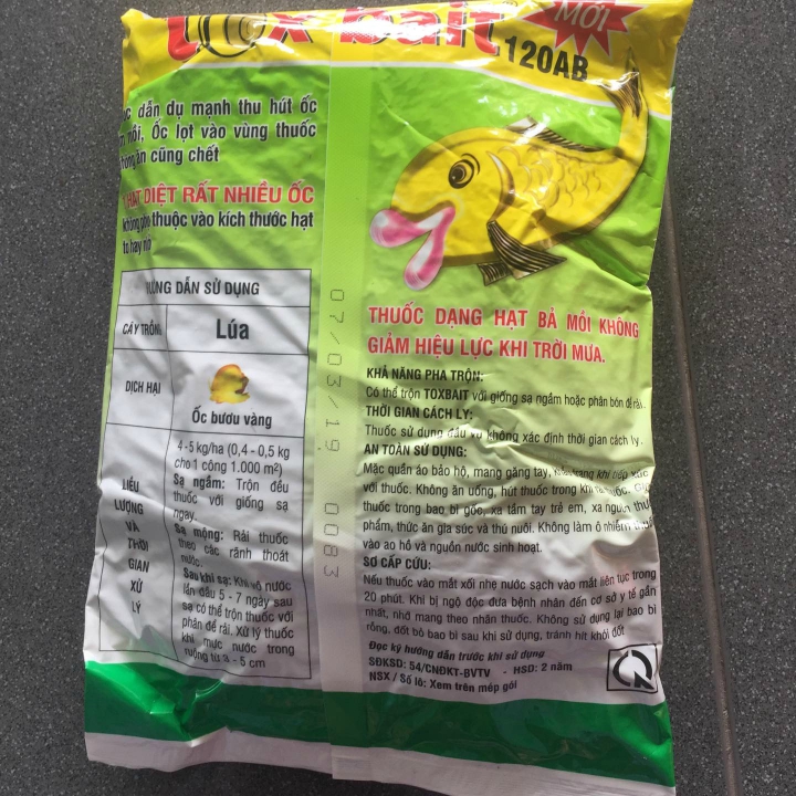diệt ốc Sên , ốc Bươu Vàng Toxbait 200gr