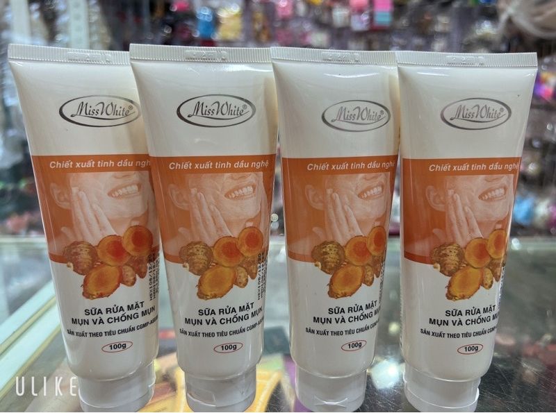 Sữa rửa mặt mụn và chống mụn Miss White 100g