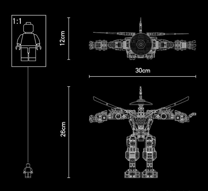 bộ lắp ghép dũng sĩ ninja MECHA