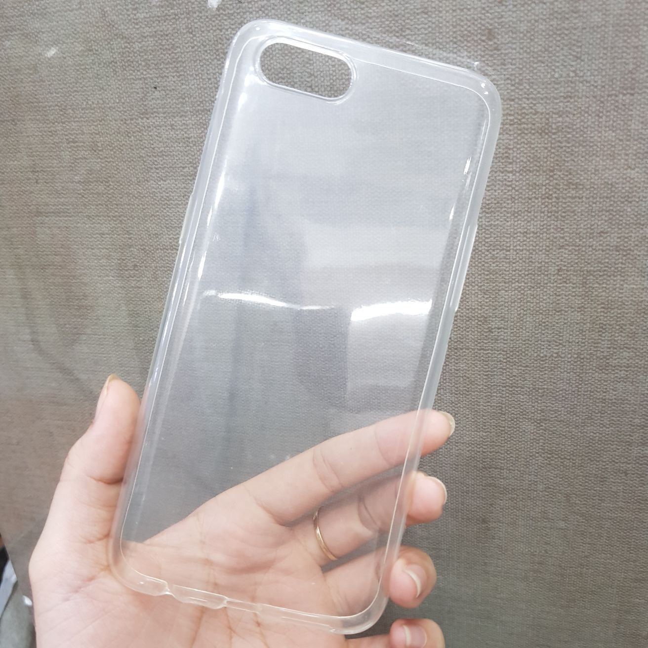 Ốp lưng Oppo A1K nhựa dẻo silicon trong suốt