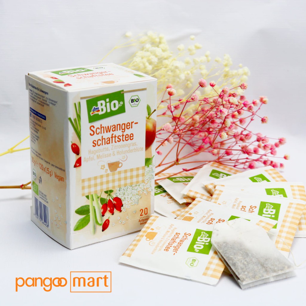 [HCM]Trà cho bà bầu dmBIO Schwangerschaftstee 30 g nhập khẩu Đức