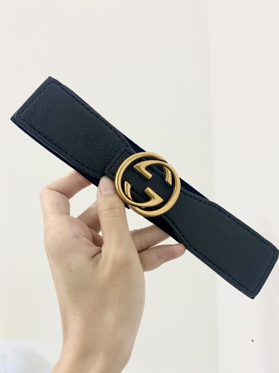 Đai váy Belt nịt nữ G đồng trơn K32 4cm