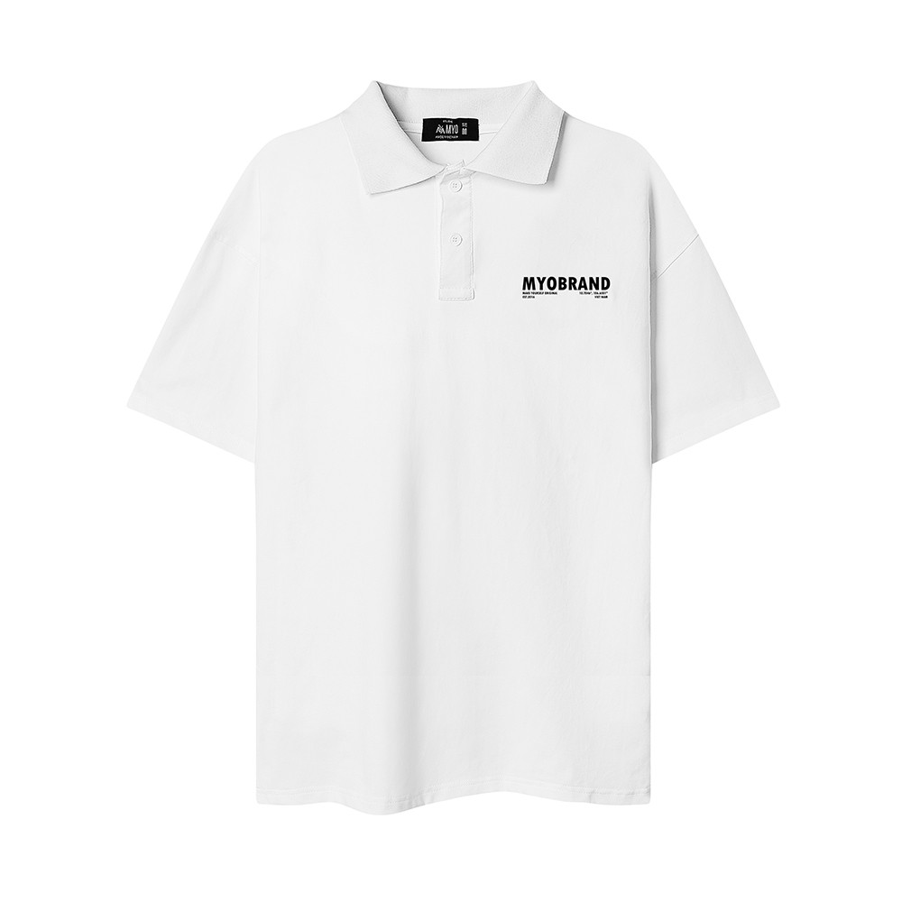 Áo Phông Oversize MYO Vải Cotton In Hình Coordinates