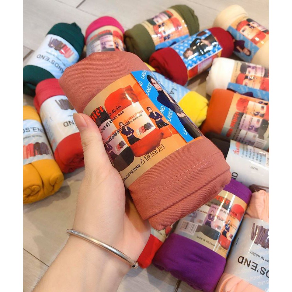Áo giữ nhiệt cotton nỉ cổ cao cho nữ