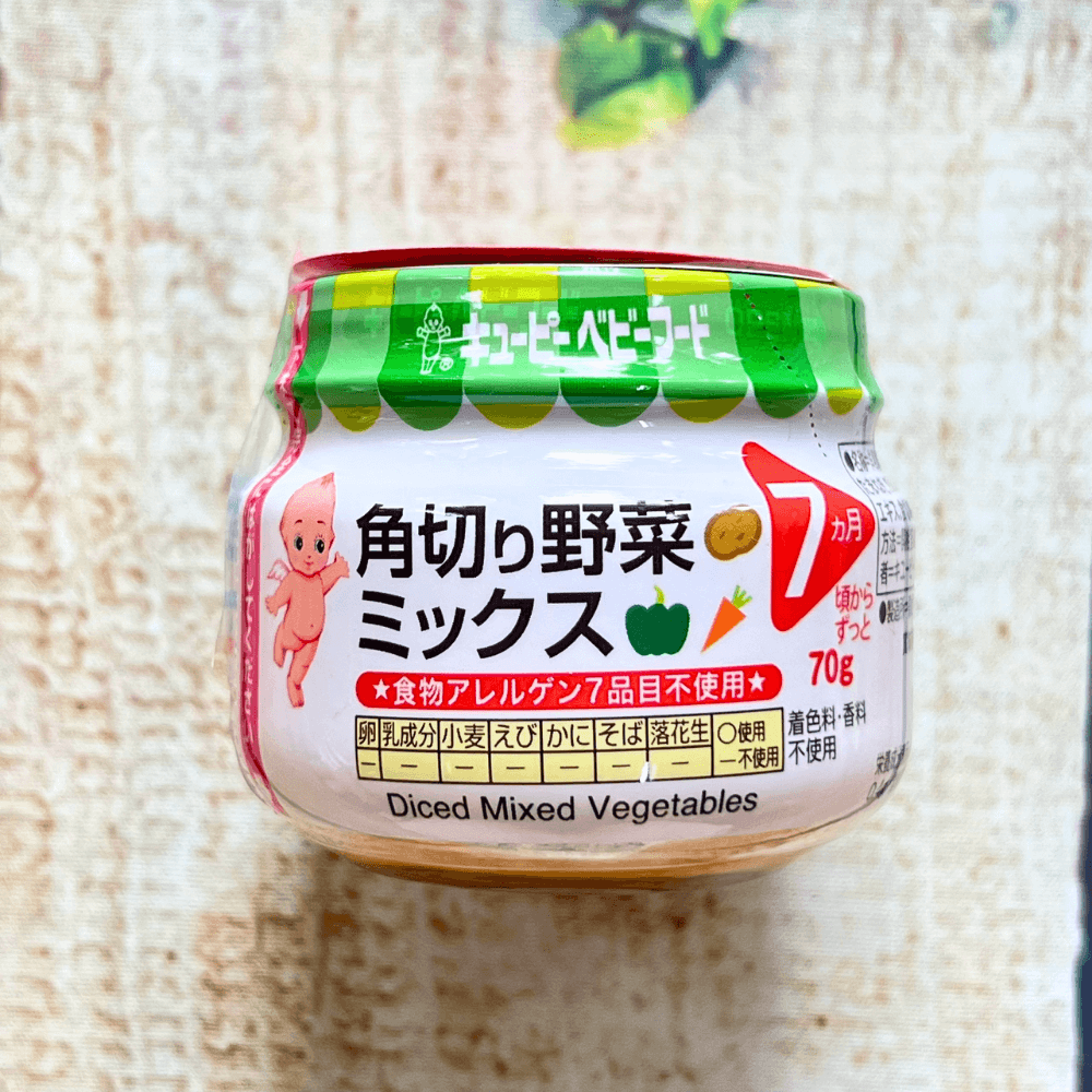 ĐỒ ĂN DẶM Kewpie dành cho bé (5 tháng đến 7+ tháng tuổi) 70G