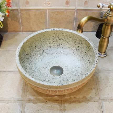 Chậu rửa lavabo gốm sứ nghệ thuật LAV0049 – Màu pastel mới lạ