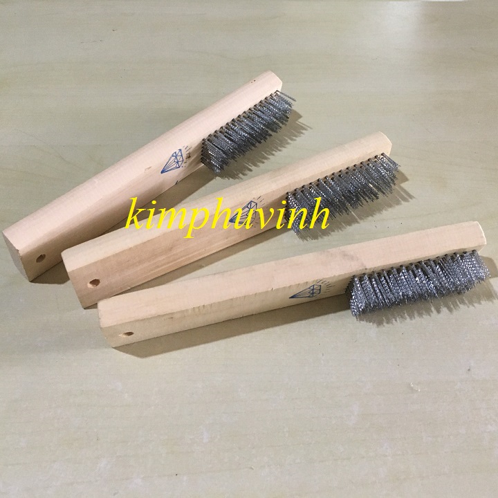 02 CÁI - BÀN CHẢI SẮT CÁN DÀI - BÀN CHẢI ĐÁNH RỈ - BÀN CHẢI CHÀ SÉT