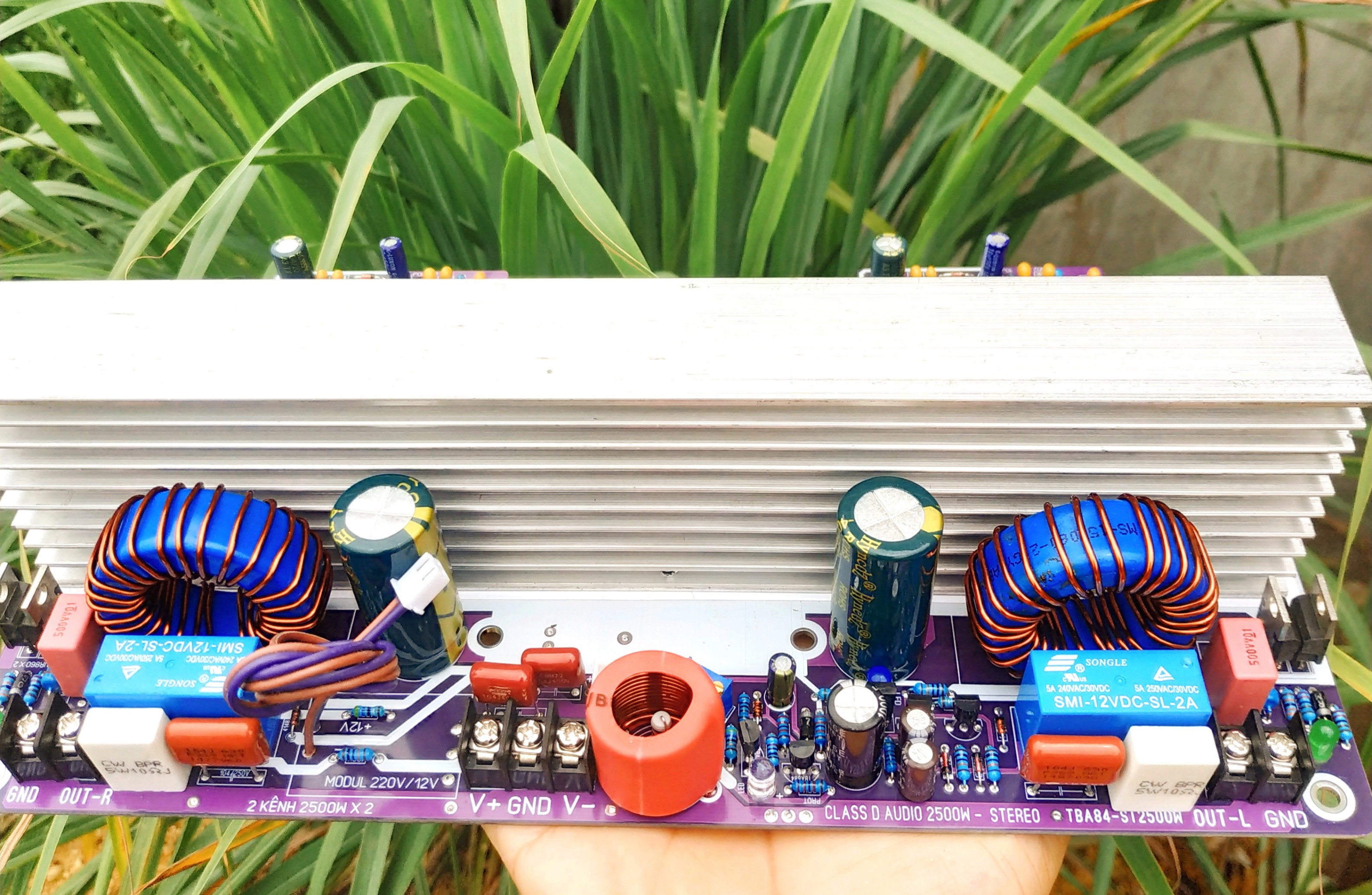 Mạch công suất class D 2 kênh stereo 2500Wx2