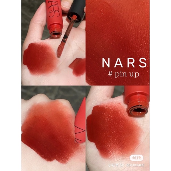 Son nars kem màu pin up-son màu đỏ đất