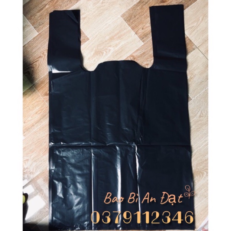 1KG túi PE đen bóng , dai ( đựng hàng , gói hàng )