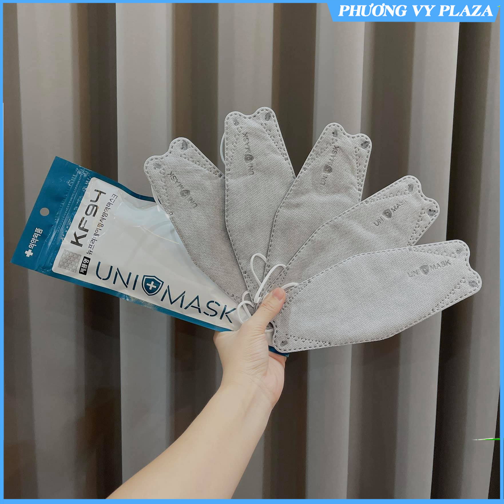 5 chiếc khẩu trang KF94 UNIMASK 4 lớp kháng khuẩn