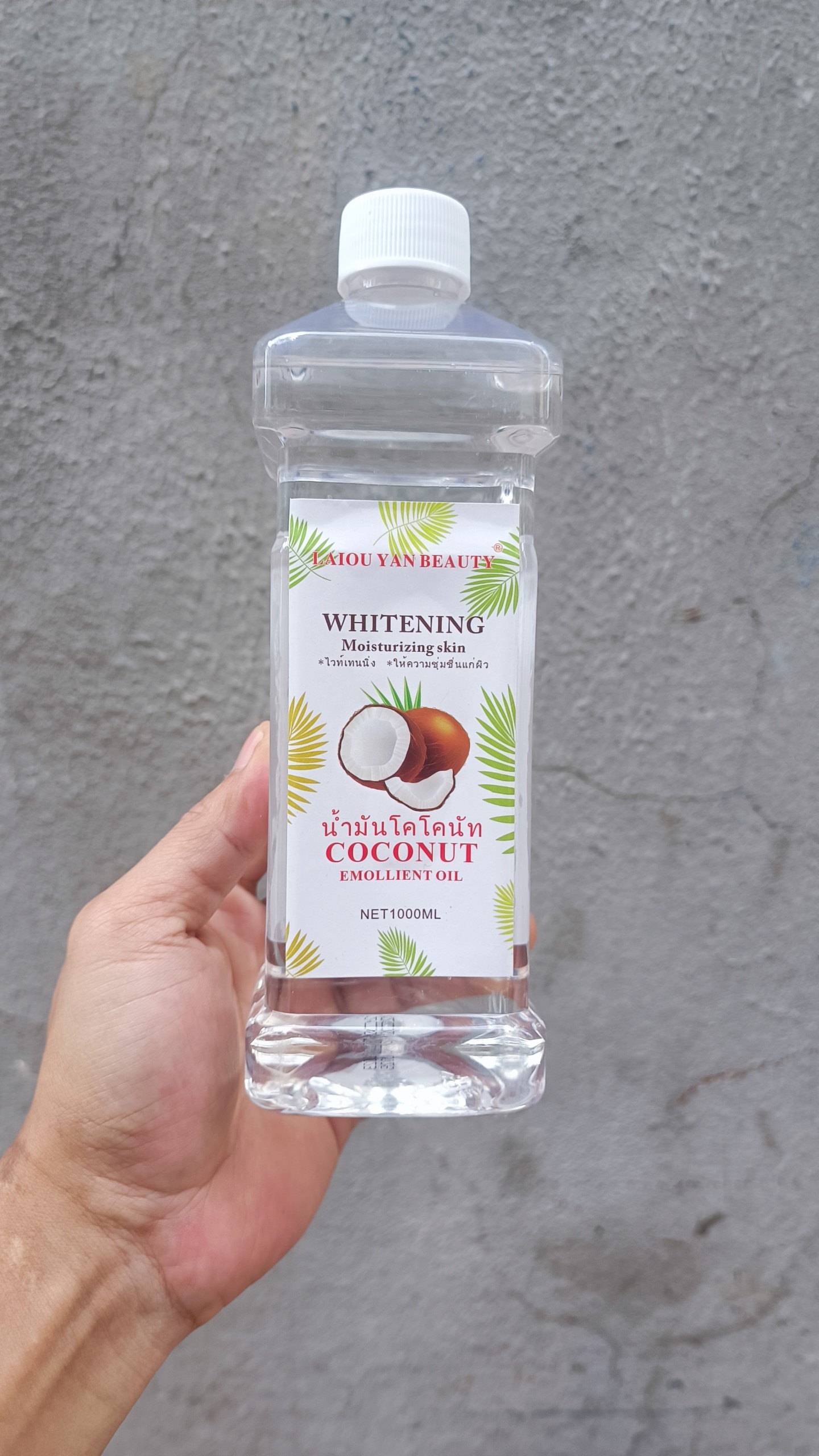 Dầu massage body dừa, óc chó, bơ, chanh chai 550ml