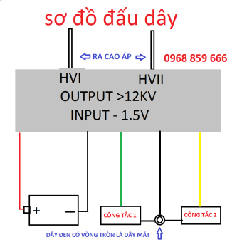 Bộ ic đánh lửa dành cho bếp gas đôi Rinnai