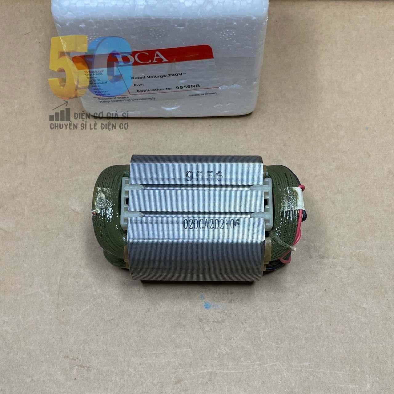 Stator máy mài makita 9556 - 9556nb - 9556hn | hãng dca chất lượng 100% dây đồng