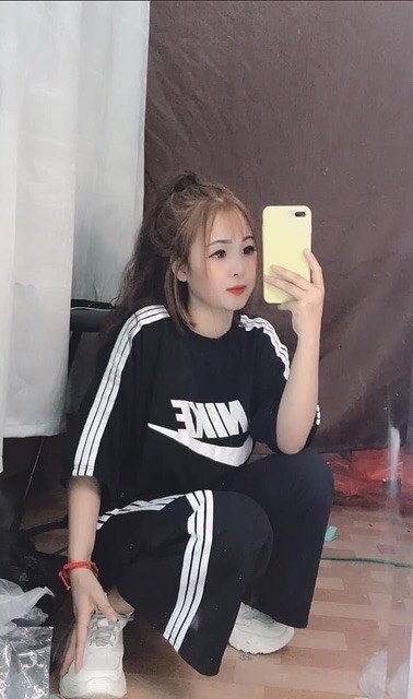 Sét áo chữ ngực tay sọc +quân ba sọc