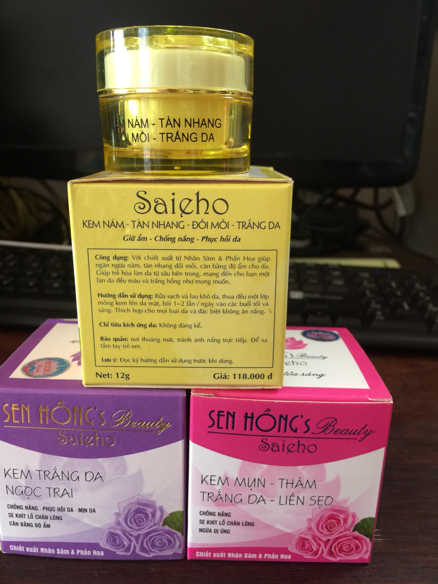 Kem Mụn Thâm Liền Sẹo Sen Hồng Beauty