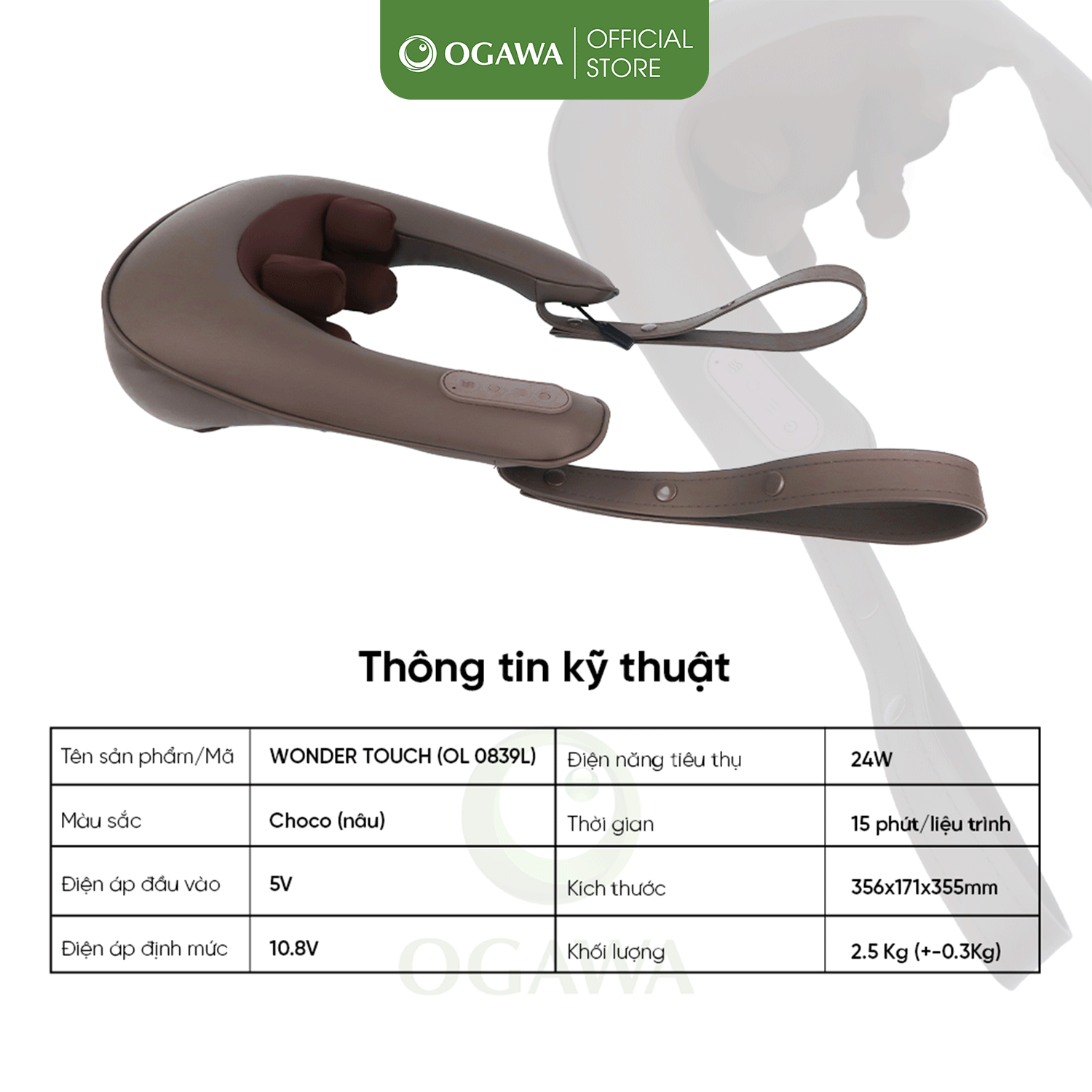Máy Massage Cổ Vai Gáy OGAWA Wonder Touch