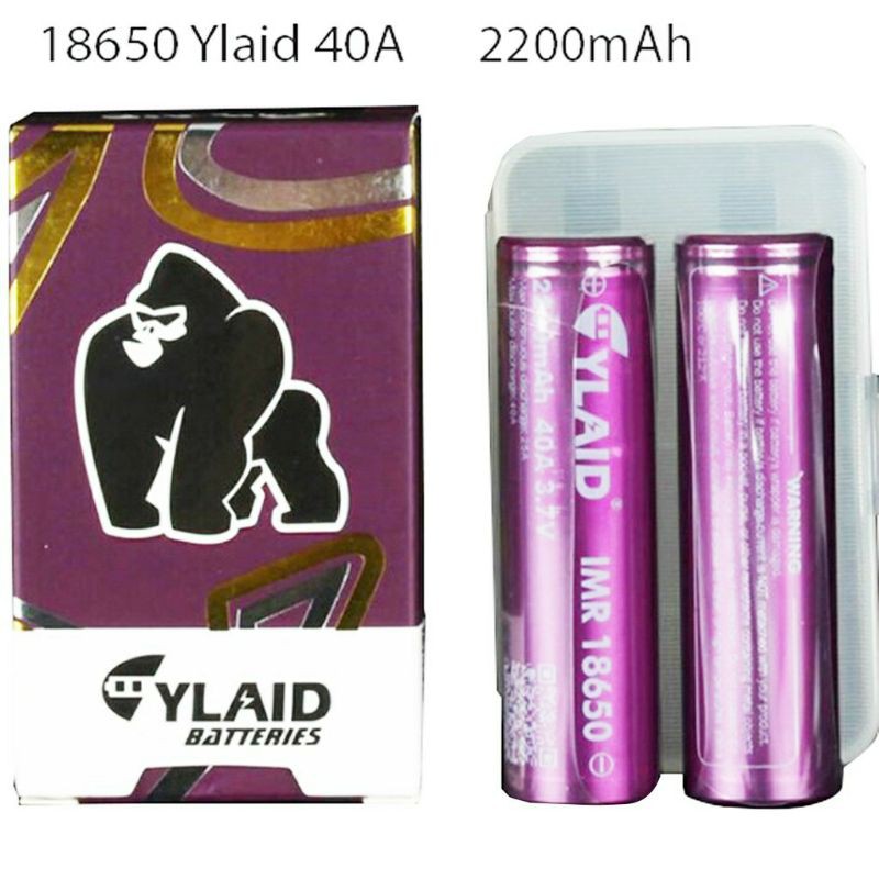 Pin sạc 18650 Cylaid 2200mAh 40A 3.7V ( Pin tím )