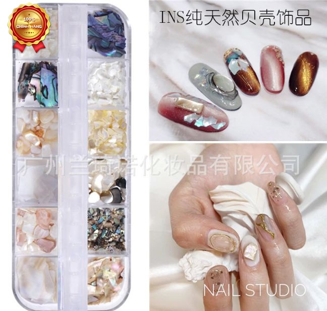 Khay xà cừ làm nail 12 ô (1 khay)