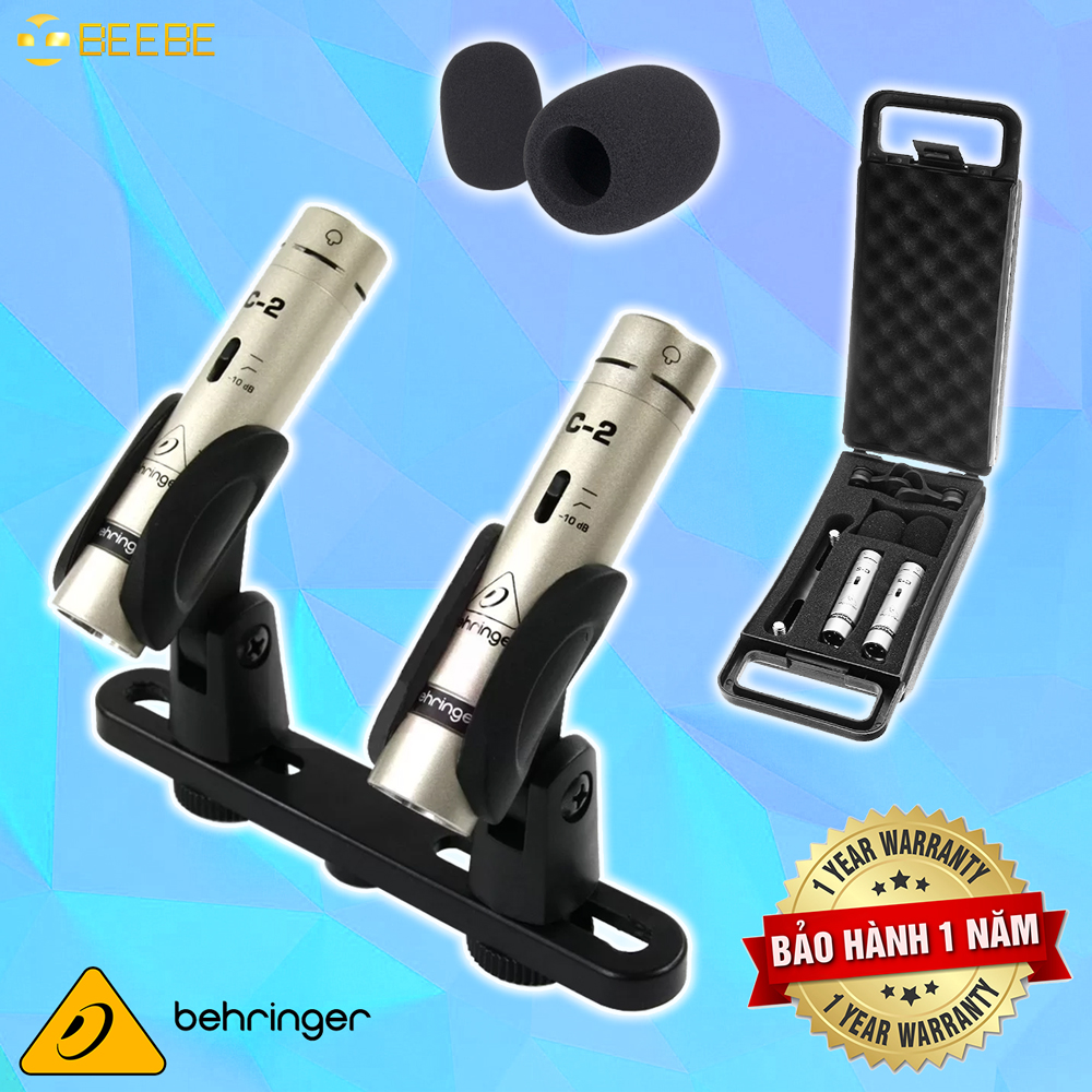 Behringer C-2 Matched Studio Condenser Microphones (pair)