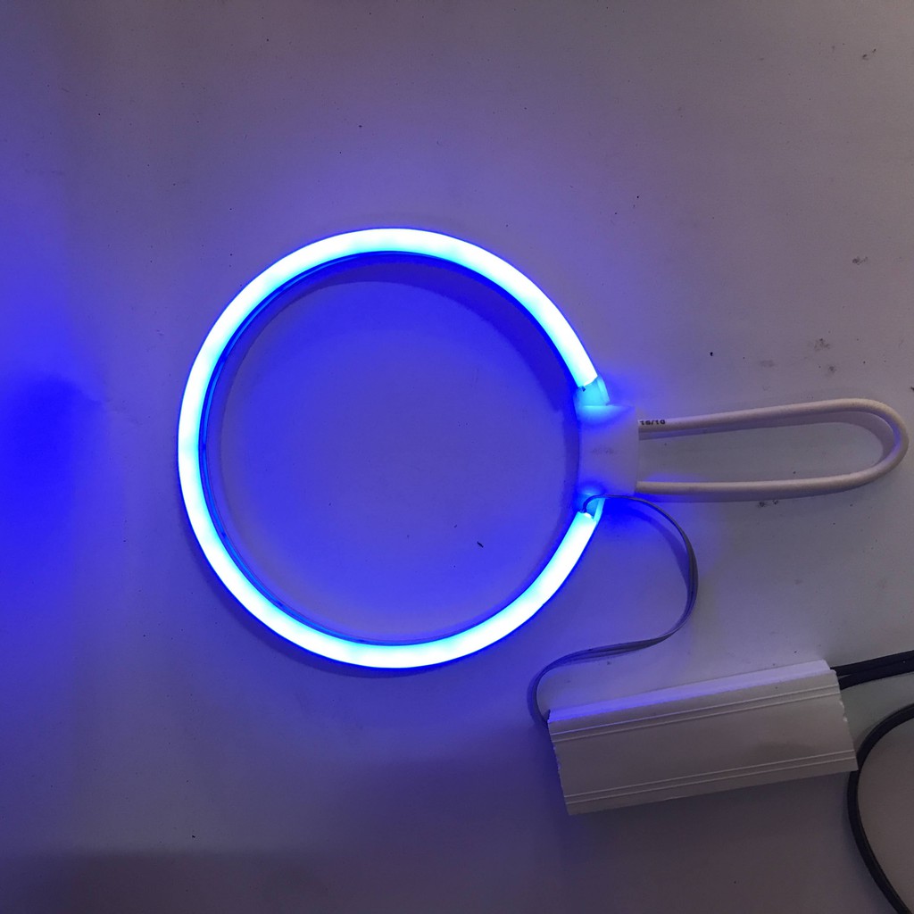 Vòng Hào Quang Đèn Led Neon 12 cm (Gồm Cả Nguồn 220 V)