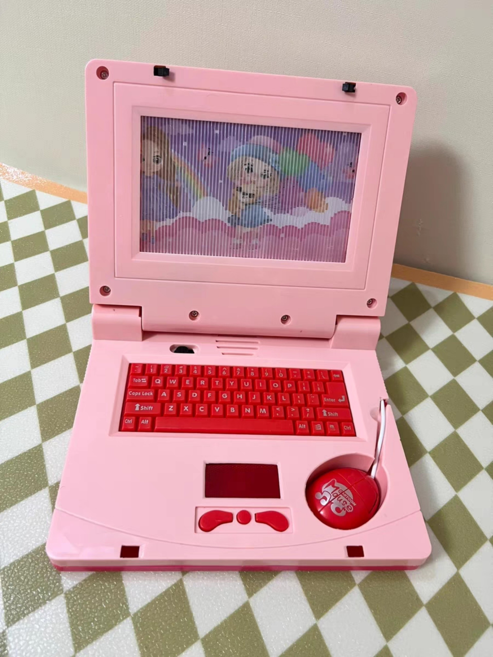 Đồ chơi Laptop mini có nhạc, đèn và chuột cho bé