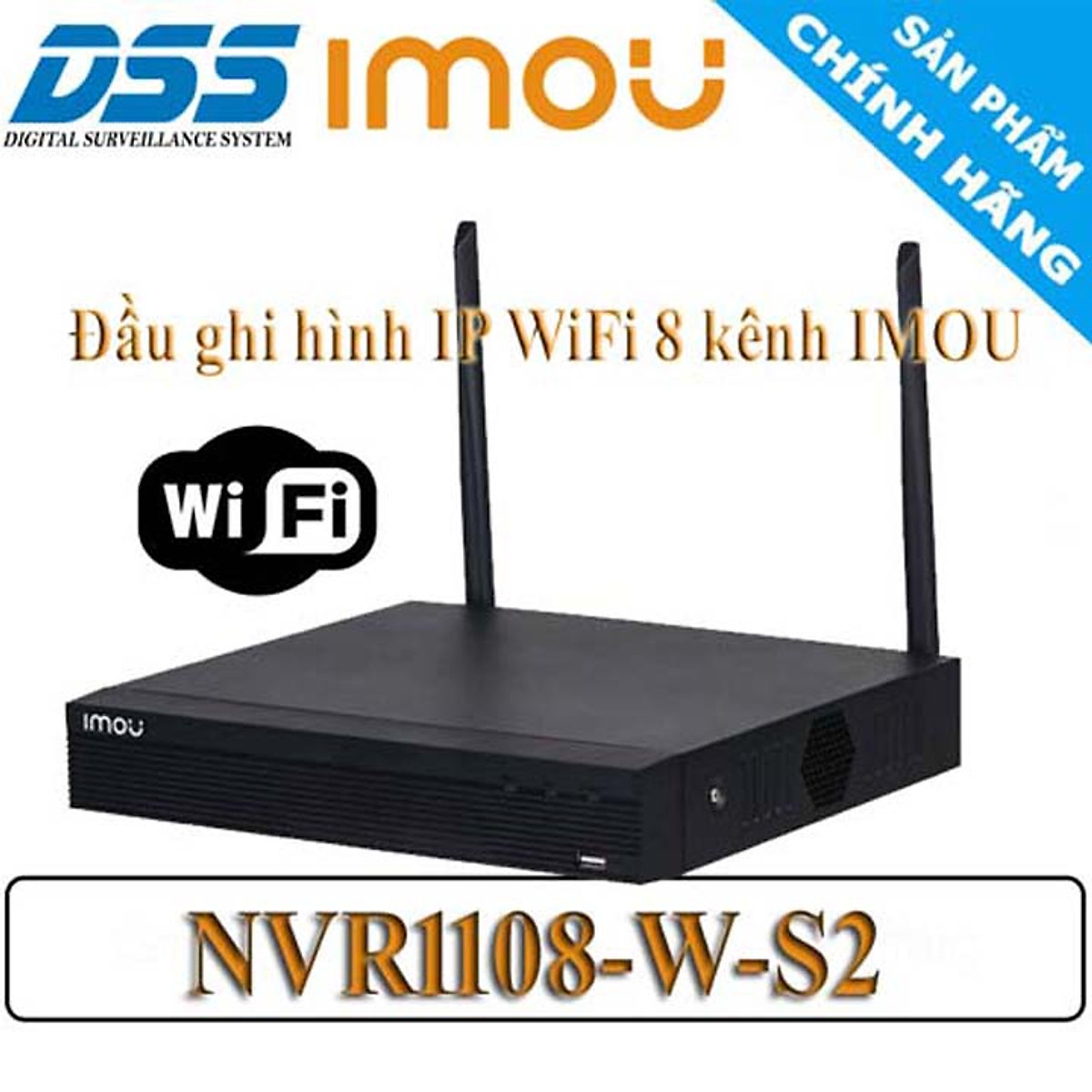 Đầu ghi hình camera ip wifi imou 4-8 kênh nvr1104hs-w-s2 / nvr1108hs-w-s2 - bảo hành 2 năm - vts smarthome