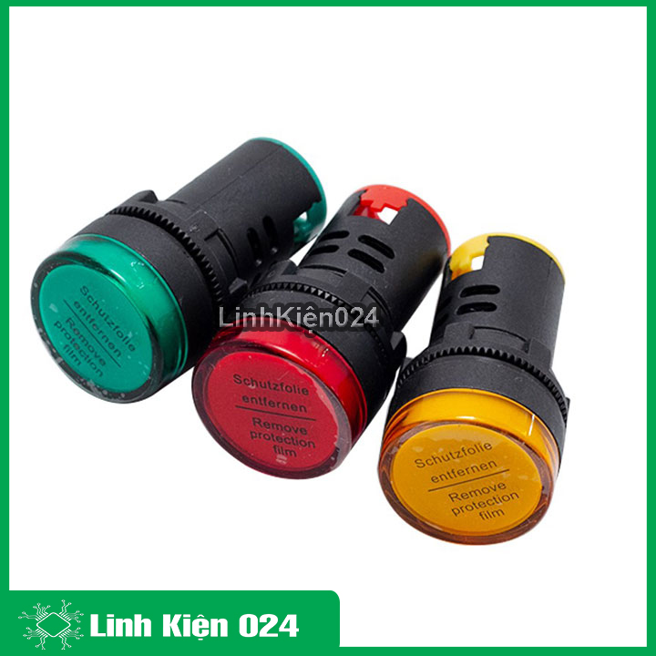 Đèn báo nguồn DC 24V AD16-22D/S23