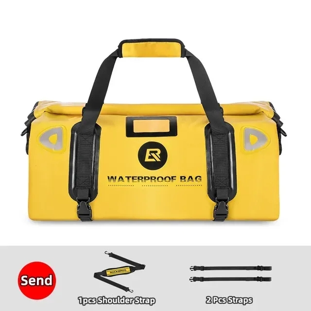 ROCKBROS Túi xe máy  túi hàng ghế sau túi lạc đà túi vải thô chống thấm dung tích lớn túi đuôi túi du lịch xe máy cầm tay55L/62L