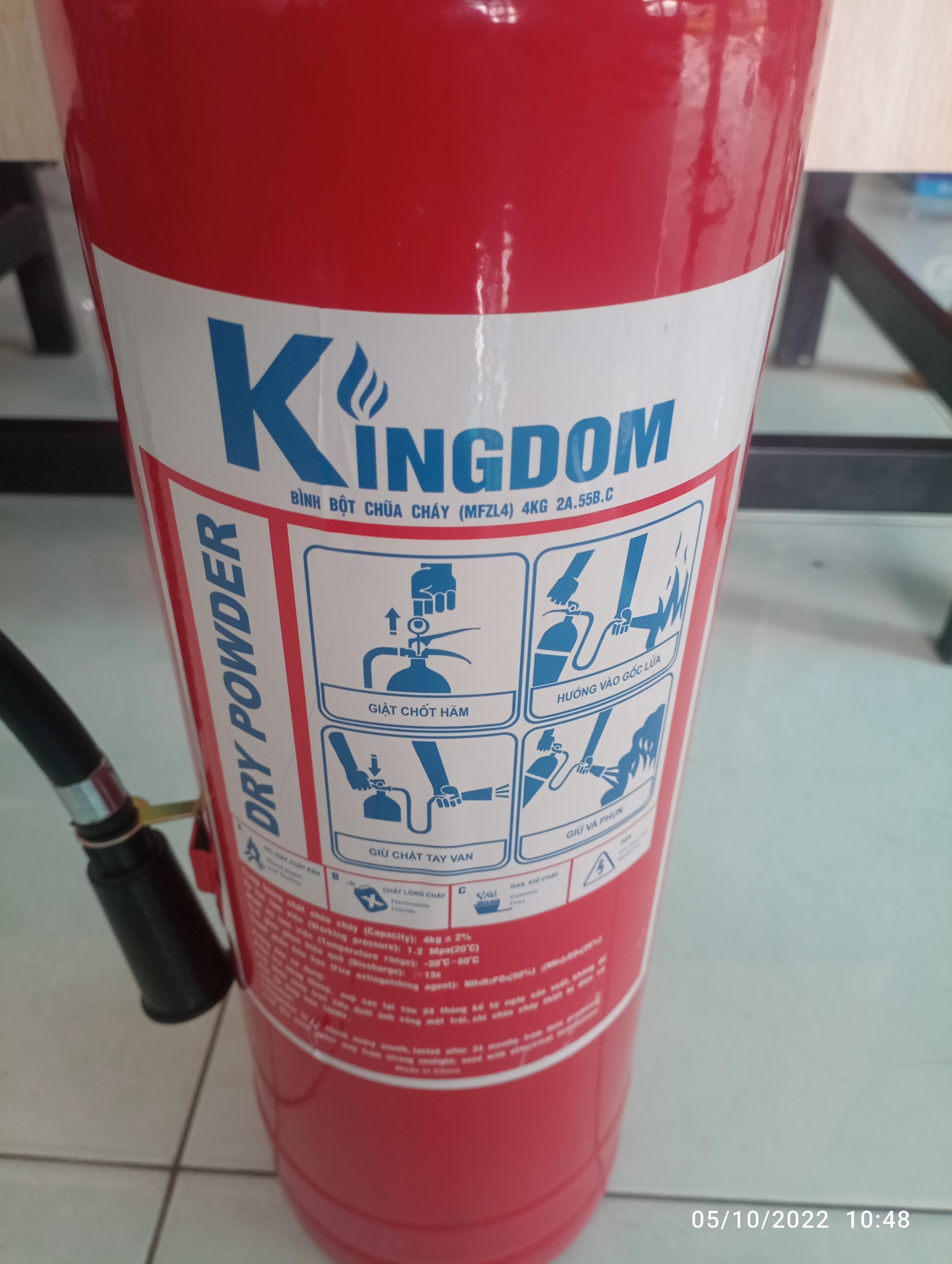 Bình chữa cháy bột ABC 4kg