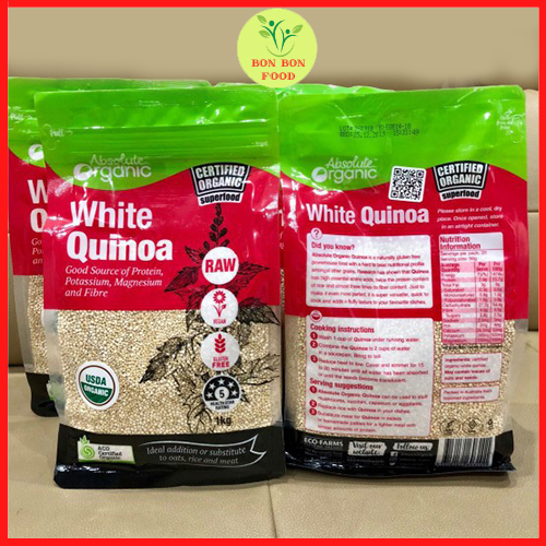 Hạt diêm mạch hữu cơ Quinoa 500Gr