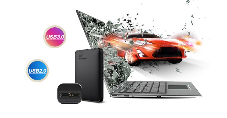 [HCM]Ổ CỨNG DI ĐỘNG WD ELEMENTS 250GB