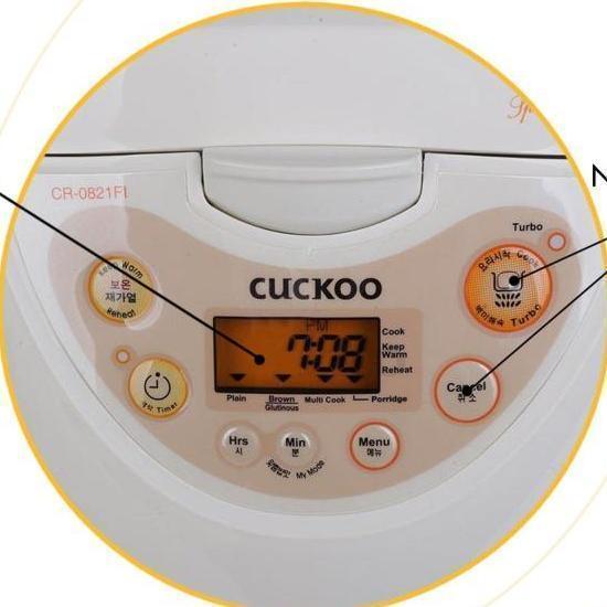 [HCM]Nồi Cơm Điện Tử Cuckoo CR-0821FI - 1.5 Lít