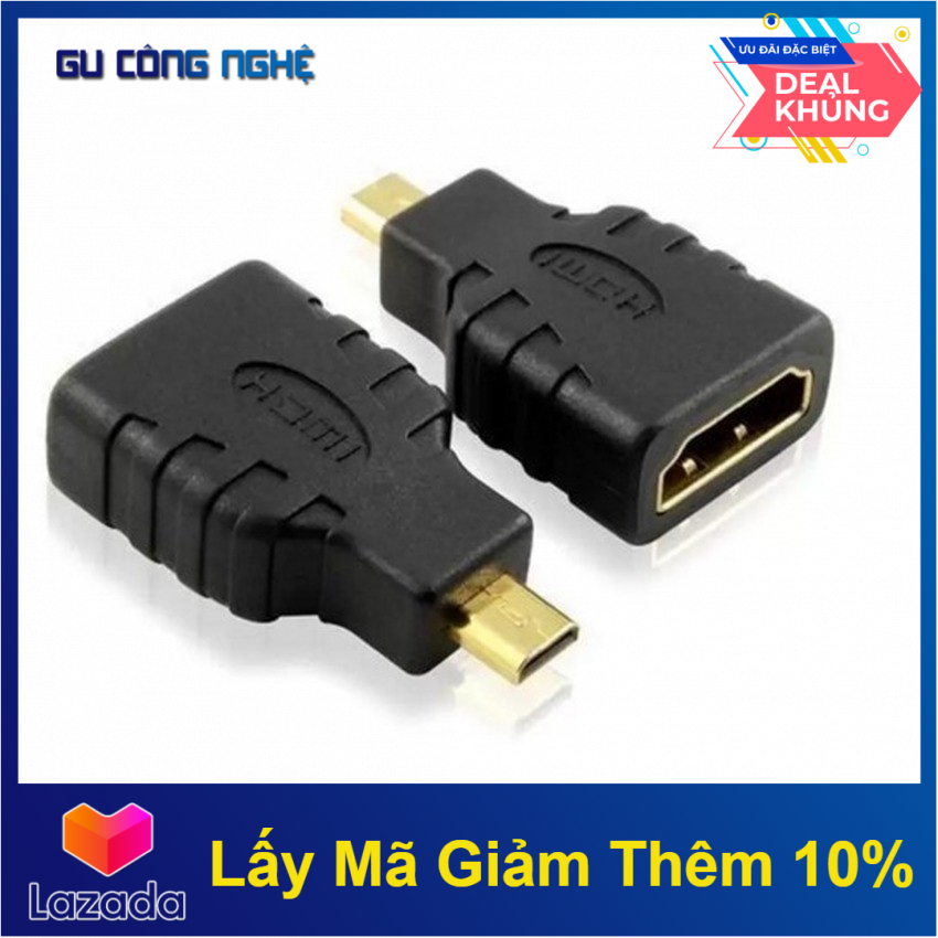 Đầu Chuyển Micro Hdmi Sang Hdmi (Đen)-Vn890